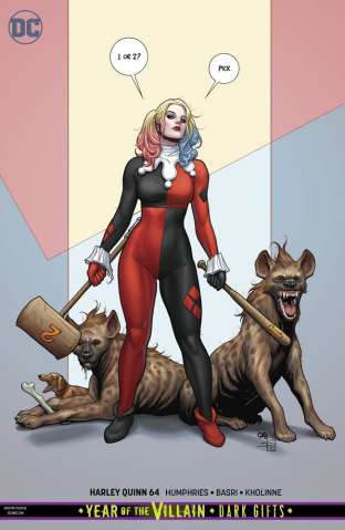 Harley Quinn #64 (Dark Gifts Cover)