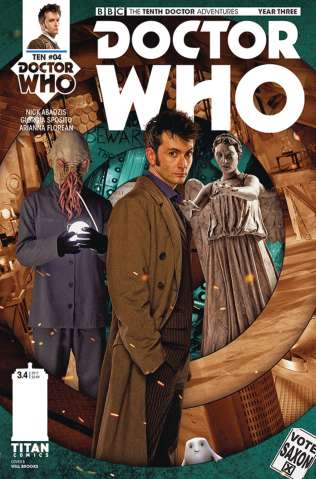 Doctor Who: New Adventures with the Tenth Doctor, Year Three #4 (Photo Cover)
