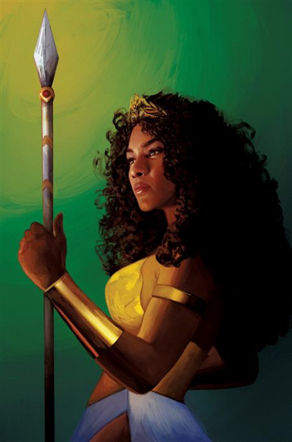 Nubia and The Amazons #5 (Alexis Franklin Black History Month Card Stock Cover)