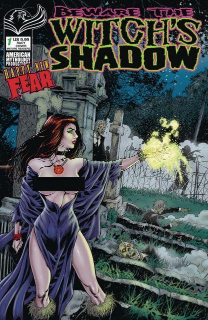 Beware the Witch's Shadow Happy New Fear #1 (Racy Cover)