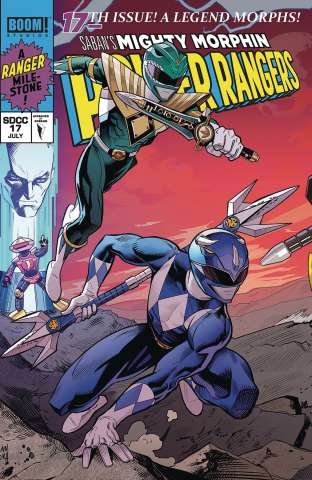 Mighty Morphin Power Rangers #17 (Mora SDCC Cover)