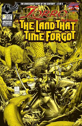Zorro in The Land That Time Forgot #2 (Ranaldi Cover)