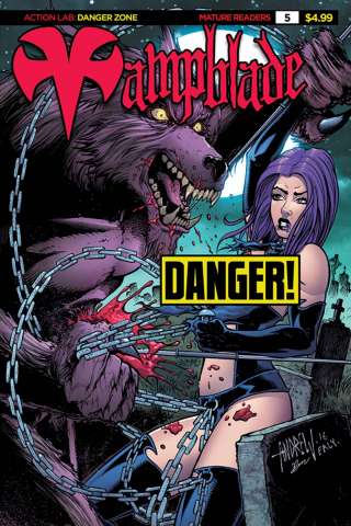 Vampblade #5 ('90s Monster Risque Cover)