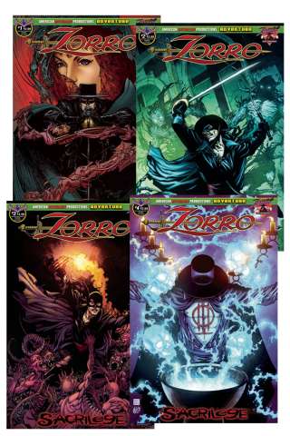 Zorro: Sacrilege #1-4 (Readers Set)