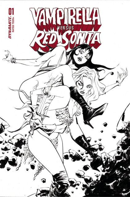 Vampirella vs. Red Sonja #1 (20 Copy Lee B&W Cover)