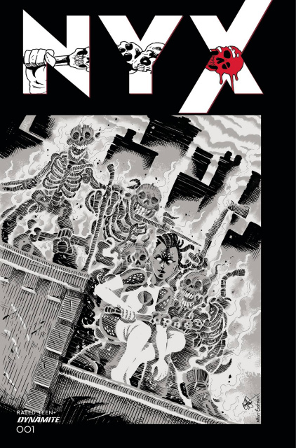 Nyx #1 (11 Copy TMNT Homage Haeser Cover)
