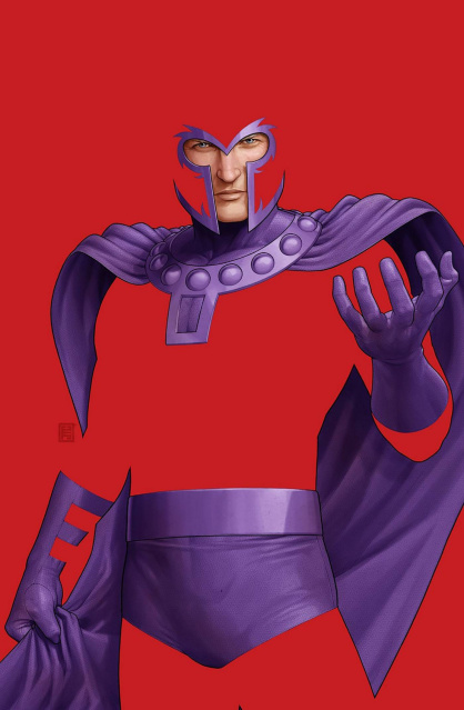 Resurrection of Magneto #1 (JTC Negative Space Virgin Cover)