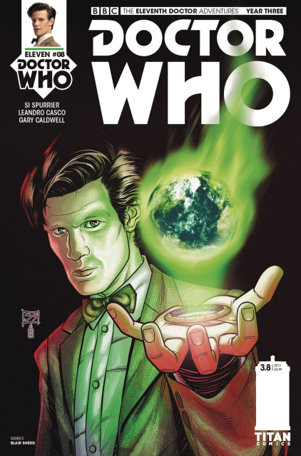 Doctor Who: New Adventures with the Eleventh Doctor, Year Three #8 (Shedd Cover)