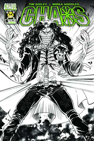Chaos #6 (50 Copy Seeley B&W Cover)