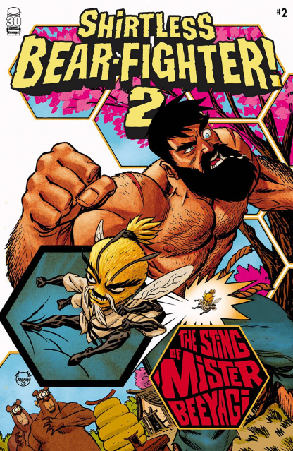 Shirtless Bear-Fighter! 2 #2 (Johnson Cover)