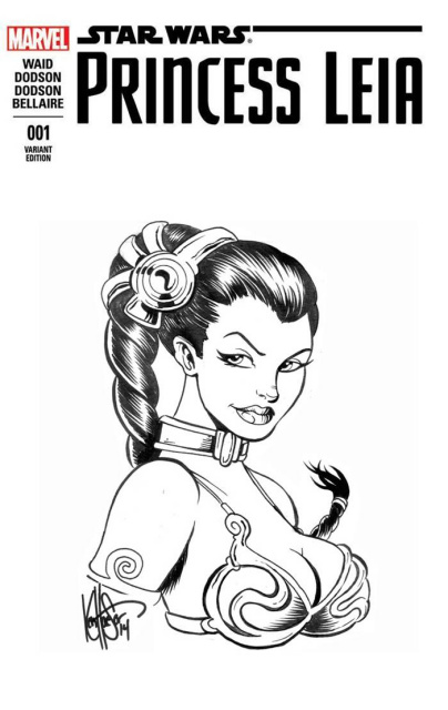 Princess Leia #1 (Haeser Leia Sketch Cover)