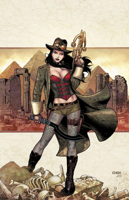 Grimm Fairy Tales: Van Helsing vs. The Mummy of Amun Ra #1 (Chen Cover)