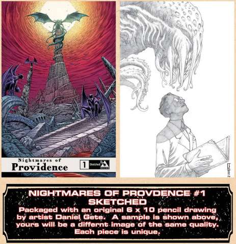 Nightmares of Providence #1 (Original Art Sketched Cover)