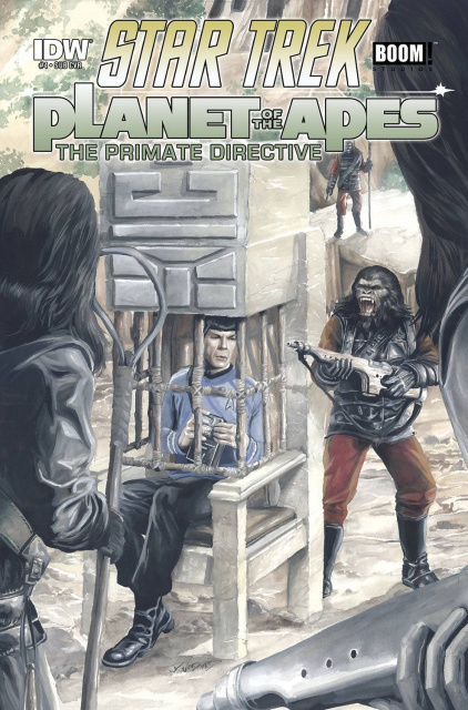 Star Trek / Planet of the Apes #4 (Subscription Cover)