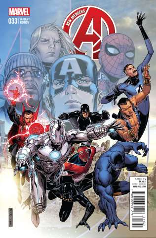 New Avengers #33 (Cheung End of an Era Cover)