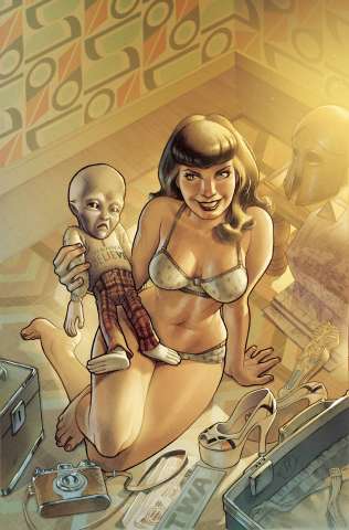 Bettie Page: The Alien Agenda #1 (50 Copy Roux Virgin Cover)