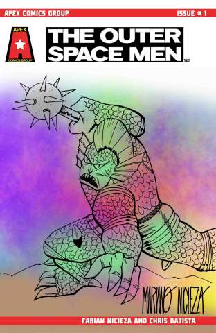 The Outer Space Men #1 (Color Sketch Cover)