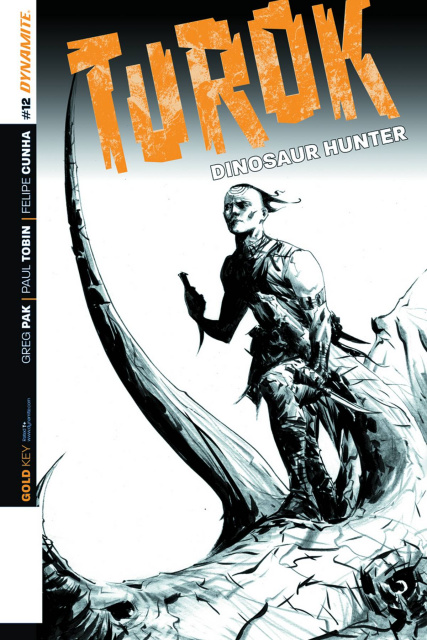 Turok: Dinosaur Hunter #12 (25 Copy Lee B&W Cover)