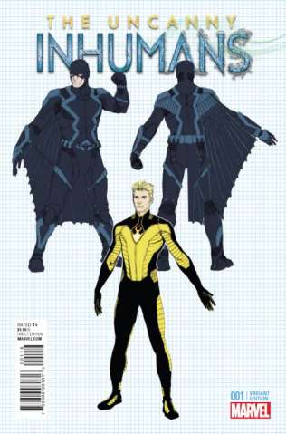 The Uncanny Inhumans #1 (McNiven Design Cover)