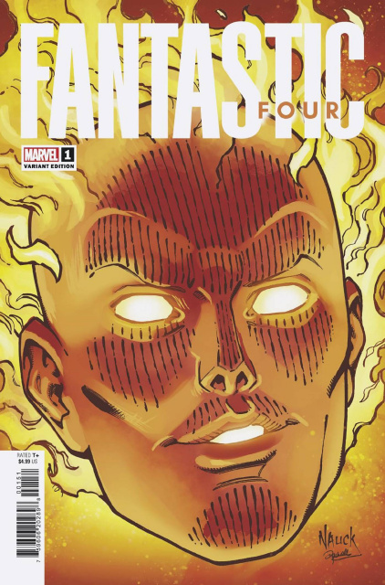 Fantastic Four #1 (Nauck Headshot Cover)