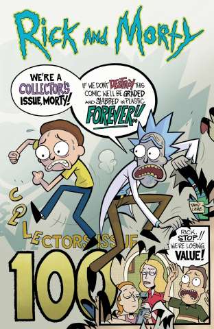 Rick and Morty #100 (Little Cover)