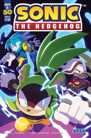 Sonic the Hedgehog #50 (Sonic Team Cover)