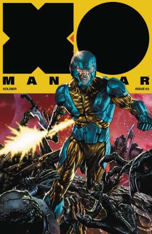 X-O Manowar #3 (20 Copy Interlocking Cover)