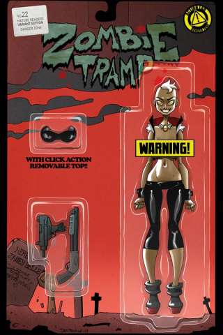 Zombie Tramp #22 (Action Figure Risque Cover)