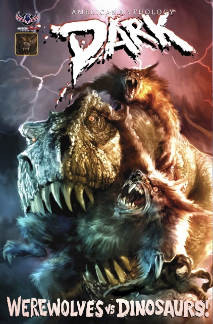 American Mythology Dark: Werewolves vs. Dinosaurs vs. Yetis #2 (Vicious Cover)