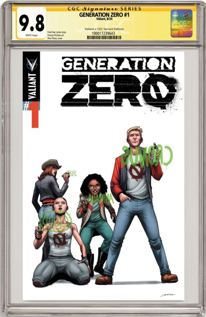 Generation Zero #1 (CGC Replica Perez Cover)
