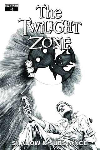 The Twilight Zone: Shadow & Substance #4 (20 Copy Lau B&W Cover)