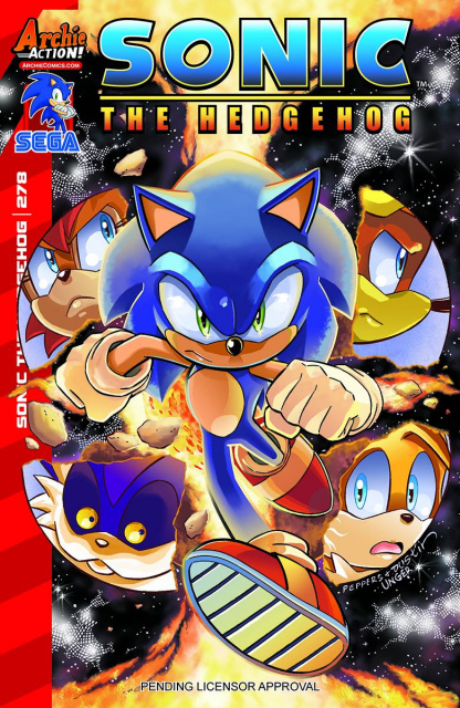 Sonic the Hedgehog #278 (Peppers Cover)