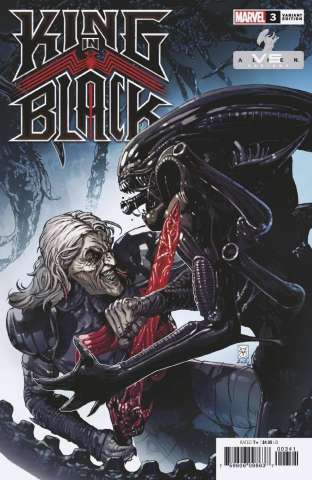 King in Black #3 (Giangiordano Marvel vs. Alien Cover)