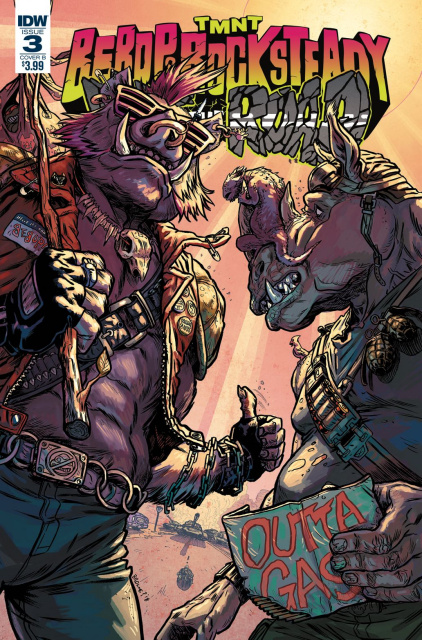 Teenage Mutant Ninja Turtles: Bebop and Rocksteady Hit the Road #3 (Browne Cover)