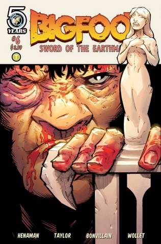 Bigfoot: Sword of the Earthman #6 (Taylor & Bonvi Cover)