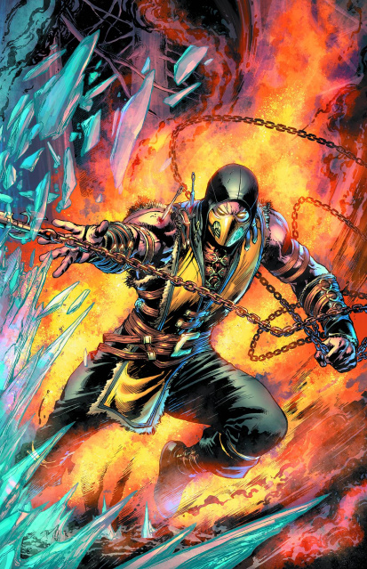 Mortal Kombat X #1 (Scorpion Cover)