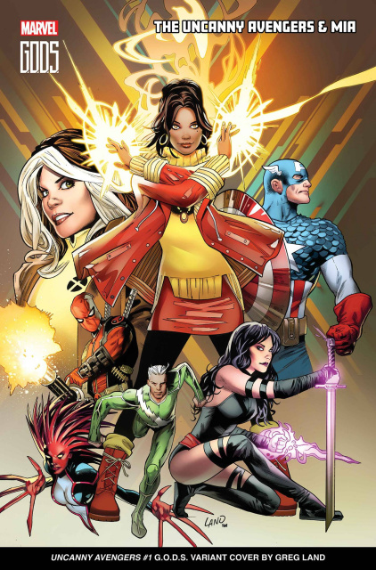 Uncanny Avengers #1 (Greg Land G.O.D.S. Cover)