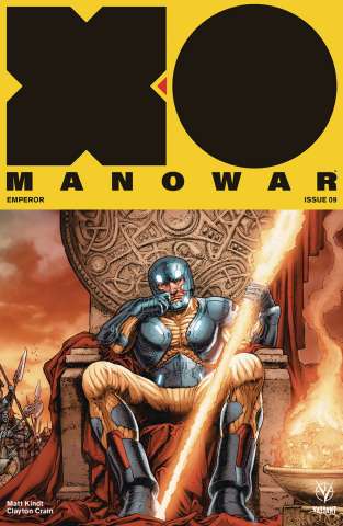 X-O Manowar #9 (20 Copy Interlock Ryp Cover)