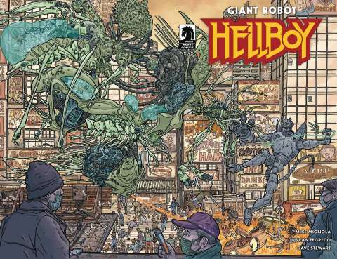 Giant Robot Hellboy #2 (Mignola Cover)