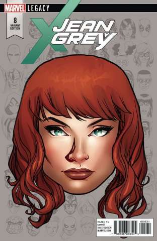 Jean Grey #8 (McKone Legacy Headshot Cover)