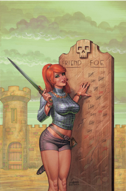 Immortal Red Sonja #3 (Linsner Virgin Cover)