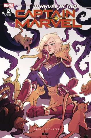 Marvel Action: Captain Marvel #2 (Boo Cover)
