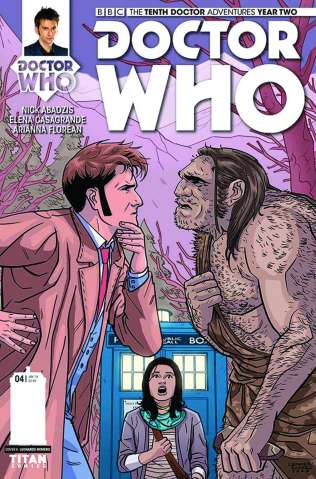 Doctor Who: New Adventures with the Tenth Doctor, Year Two #4 (Romero Cover)