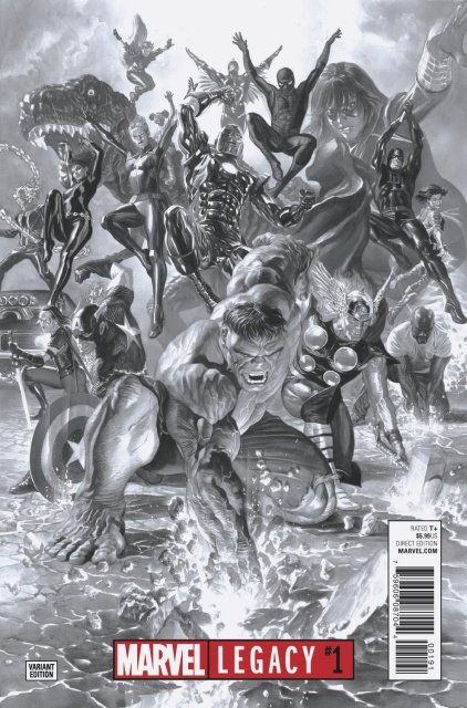 Marvel Legacy #1 (Ross B/W Cover)