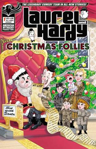 Laurel and Hardy: Christmas Follies #1 (Pacheco Cover)