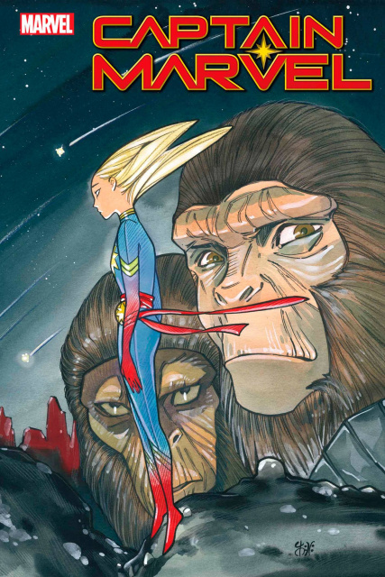 Captain Marvel #46 (Momoko Planet of the Apes Cover)