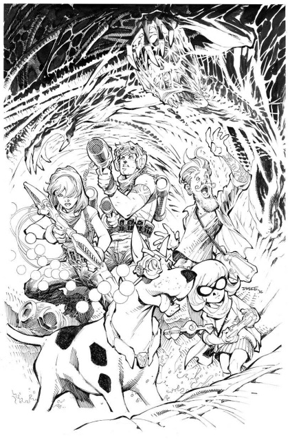 Scooby: Apocalypse #1 (Coloring Book Cover)