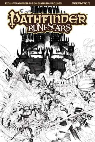 Pathfinder: Runescars #2 (10 Copy Lau B&W Cover)
