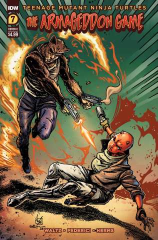 Teenage Mutant Ninja Turtles: The Armageddon Game #7 (Eastman Cover)