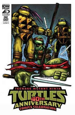 Teenage Mutant Ninja Turtles 40th Anniversary Celebration #1 (Laird & Eastman Cover)